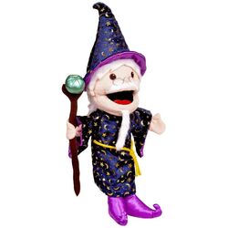 Ручная марионетка Fiesta Crafts Wizard (Blue/Violet) Thumb