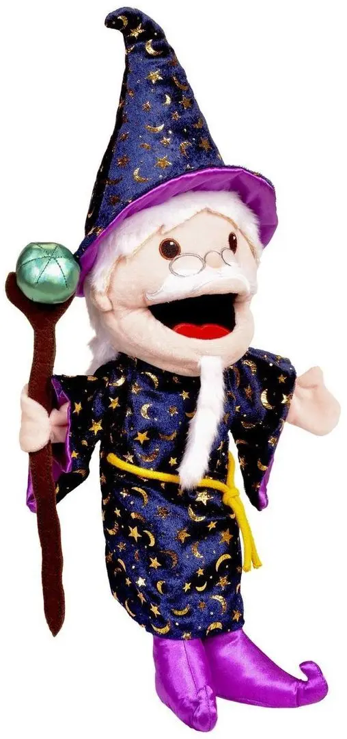 Ручная марионетка Fiesta Crafts Wizard (Blue/Violet) - 3