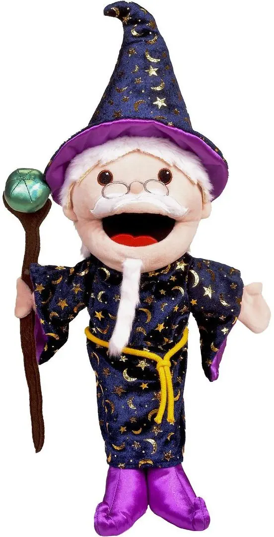 Ручная марионетка Fiesta Crafts Wizard (Blue/Violet)