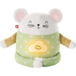 Jucărie din pluș pentru meditație Fisher-Price Mouse K-GRV08 (Green/White)