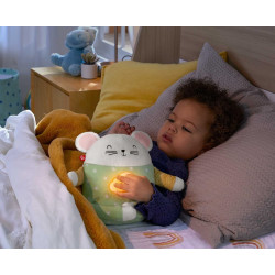 Jucărie din pluș pentru meditație Fisher-Price Mouse K-GRV08 (Green/White) Thumb