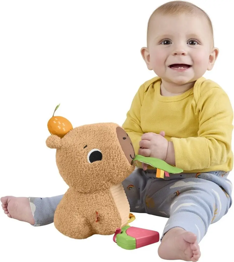 Jucarie de plus Fisher-Price Capybara HYR54 (Beige)
