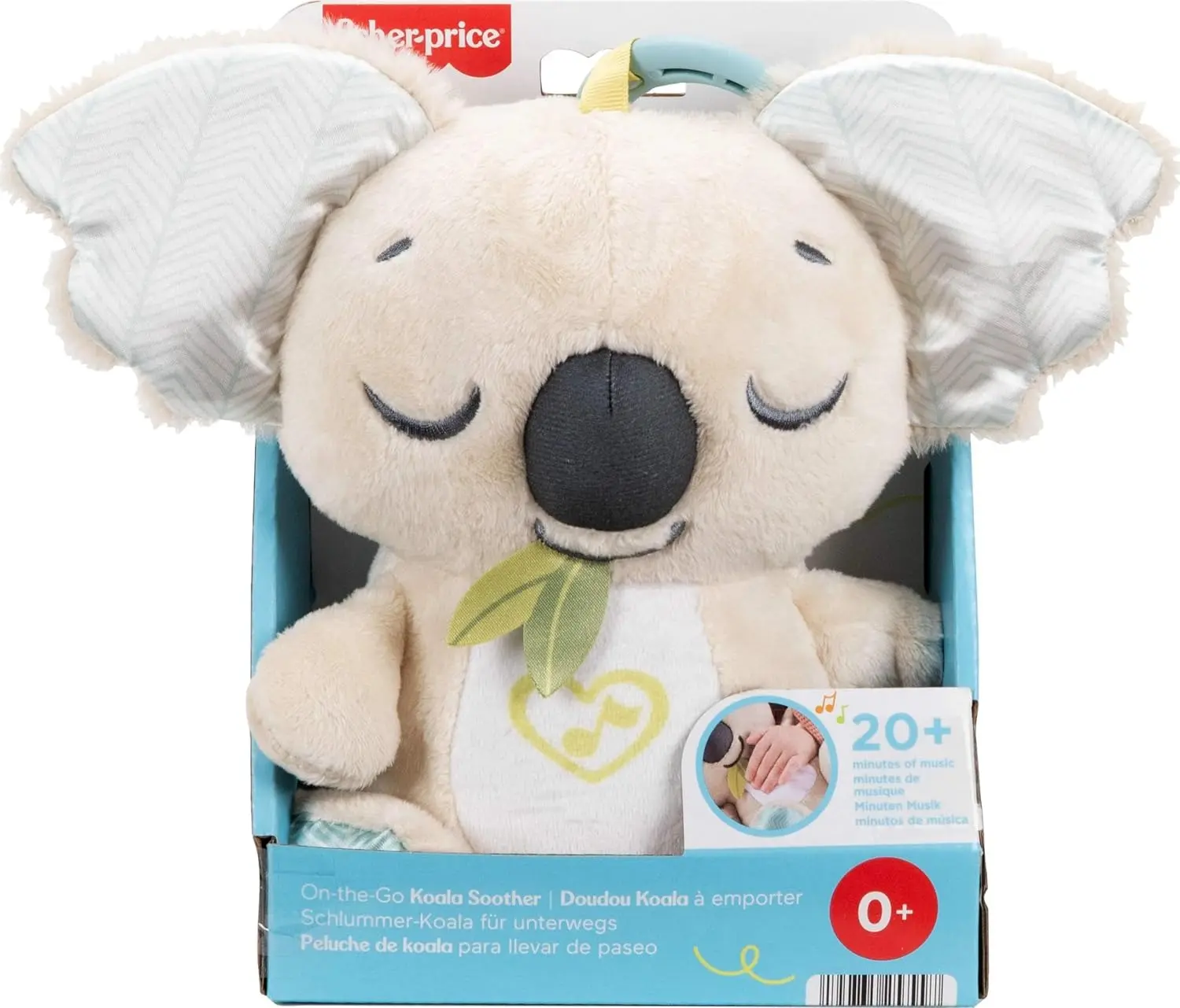 Jucarie de plus Fisher-Price On-the-Go Soother Koala JBD65 (Multicolour) - 4