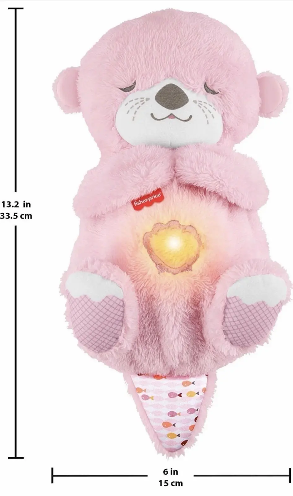 Мягкая игрушка Fisher-Price Soothe ‘n Snuggle Otter JLJ33 (Pink) - 2