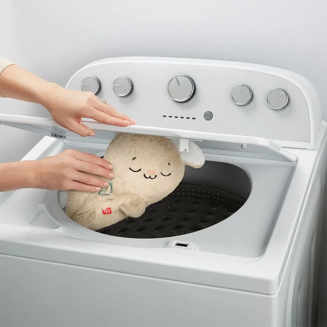 Мягкая игрушка Fisher-Price Soothe & Settle Bunny (Beige/White) - 5