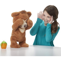 Интерактивная плюшевая игрушка Hasbro Cubby The Curious Bear (Brown) Thumb