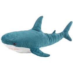 Jucarie de plus Ikea Blahaj Rechin 100cm (Alb/Albastru)