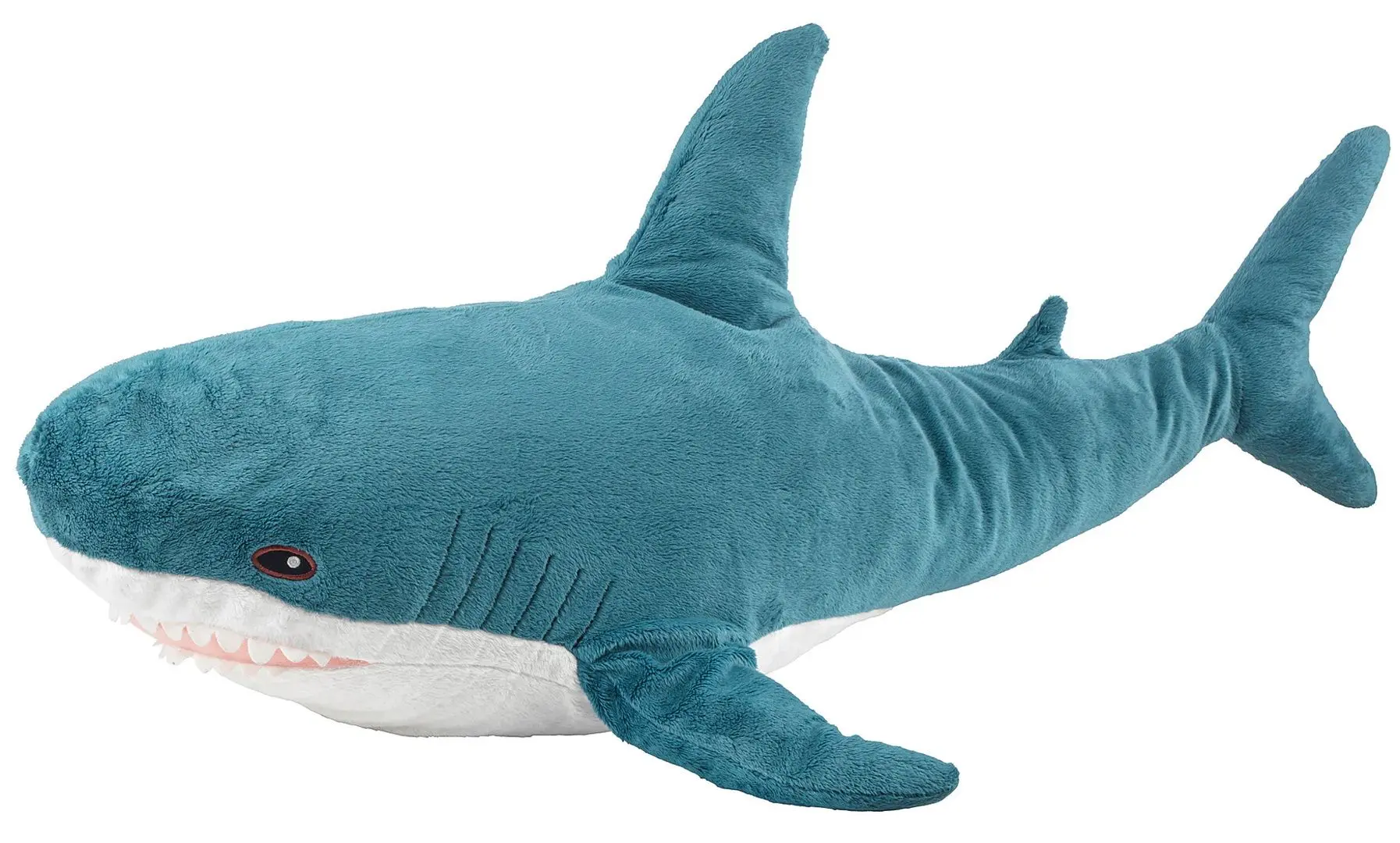 Jucarie de plus Ikea Blahaj Rechin 100cm (Alb/Albastru)