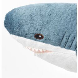 Jucarie de plus Ikea Blahaj Pui de rechin 55cm (Alb/Albastru) Thumb