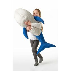 Jucarie de plus Ikea Blavingad Balena 100cm (Albastru) Thumb