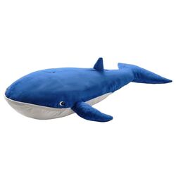 Jucarie de plus Ikea Blavingad Balena 100cm (Albastru)