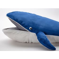 Jucarie de plus Ikea Blavingad Balena 100cm (Albastru) Thumb