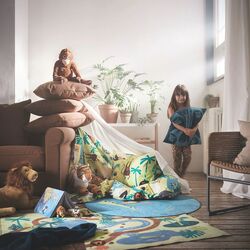 Мягкая игрушка Ikea Djungelskog Лев 70cm (Коричневый/Желтый) Thumb