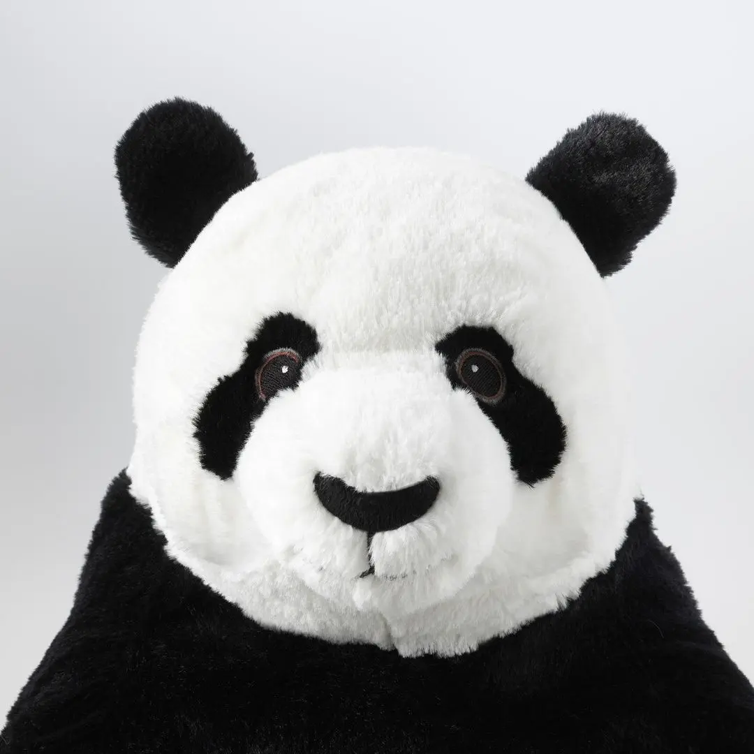 Jucarie de plus Ikea Djungelskog Panda (Negru)