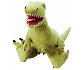 Jucarie de plus Ikea Jattelik Dinozaur Tiranozaur Rex 44cm (Verde)