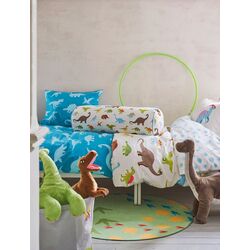 Jucarie de plus Ikea Jattelik Dinozaur Velociraptor (Cafeniu) Thumb