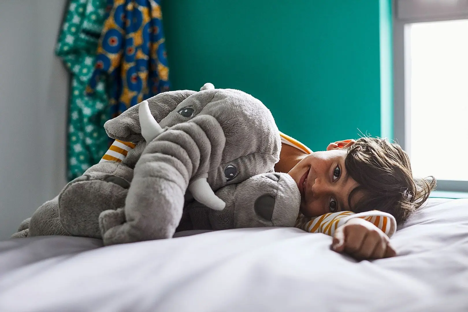 Jucarie de plus Ikea Jattestor Elefant 60cm (Gri)