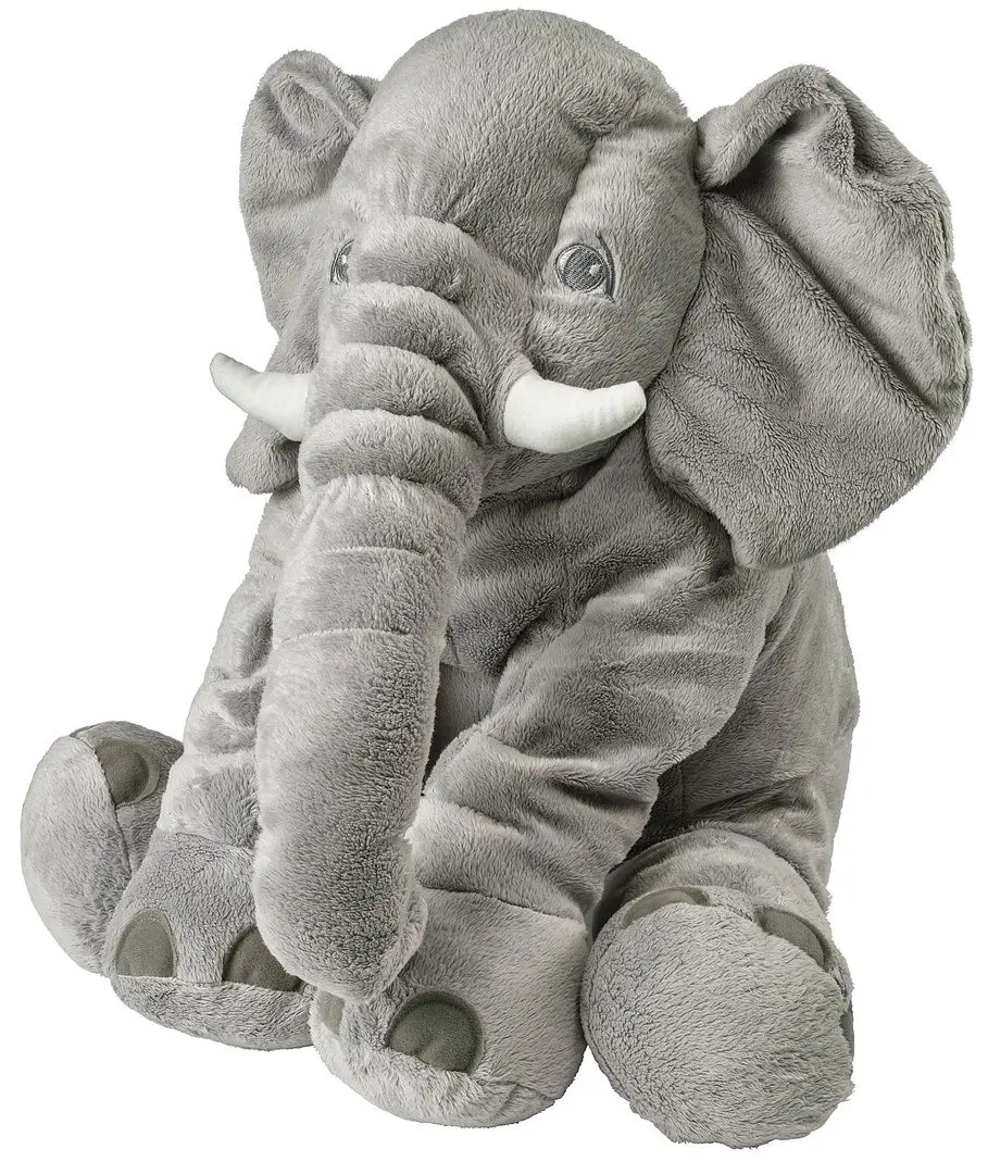 Jucarie de plus Ikea Jattestor Elefant 60cm (Gri)