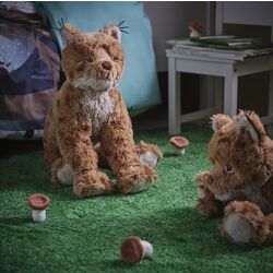 Jucarie de plus Ikea Skogsduva Ras 63cm (Portocaliu-maro) Thumb