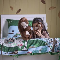 Мягкая игрушка Ikea Skogsduva Выдра с детенышем 45cm (Коричневый/Бежевый) Thumb