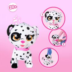 Jucarie moale interactiva IMC Toys Cry Babies Spot (White/Black) Thumb