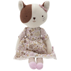 Мягкая игрушка Jollein Cat Jill (Brown/White)