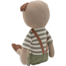 Jucarie de plus Jollein Dog Mick 40cm (Brown/Green) Thumb