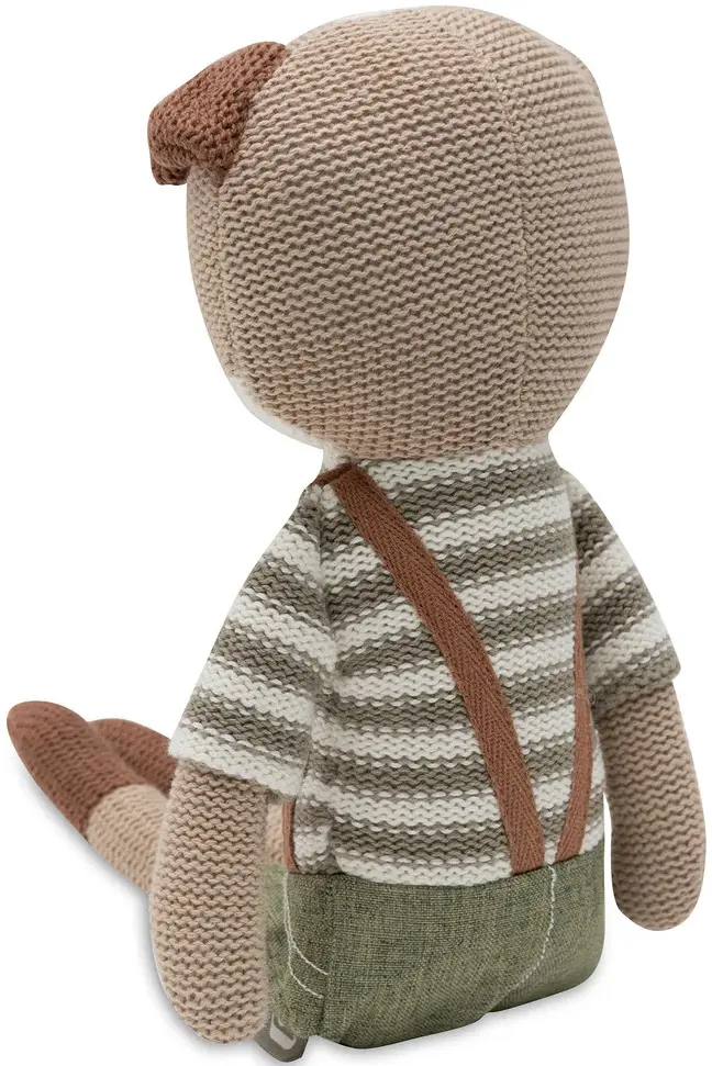 Jucarie de plus Jollein Dog Mick 40cm (Brown/Green) - 3