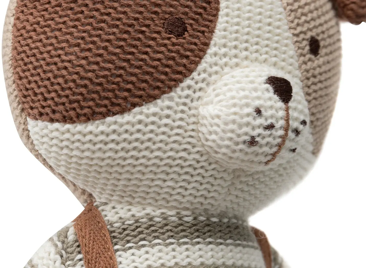 Jucarie de plus Jollein Dog Mick 40cm (Brown/Green) - 5