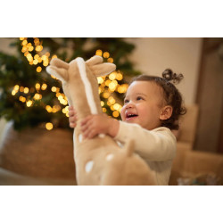 Jucarie de plus Jollein Giraffe 34cm Biscuit) Thumb