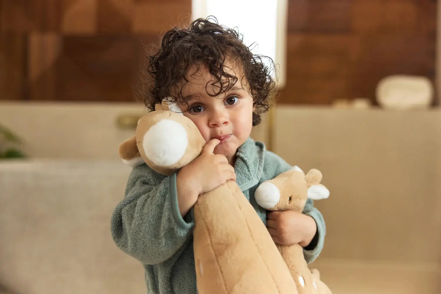 Мягкая игрушка Jollein Giraffe XL 52cm (Biscuit) - 6