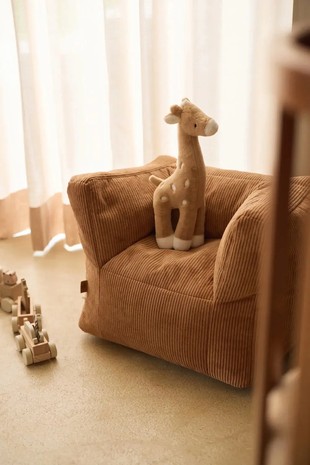 Мягкая игрушка Jollein Giraffe XL 52cm (Biscuit) - 9