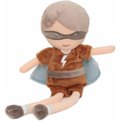 Мягкая игрушка Jollein Superhero Dave 32cm (Brown) Thumb