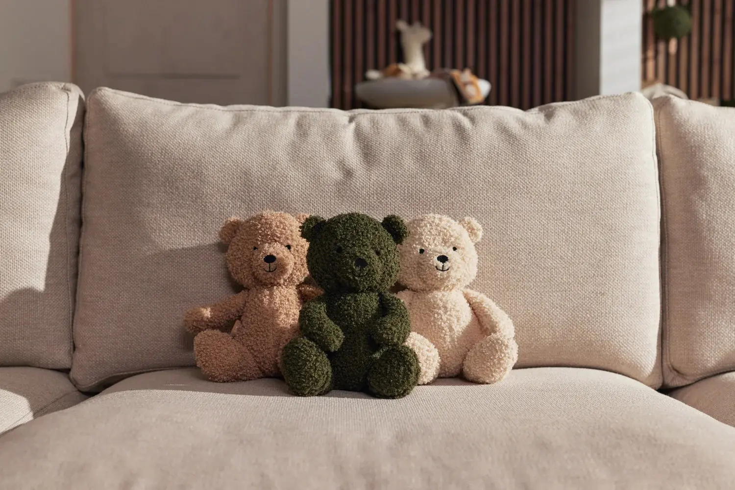 Мягкая игрушка Jollein Teddy Bear 25cm (Biscuit) - 5
