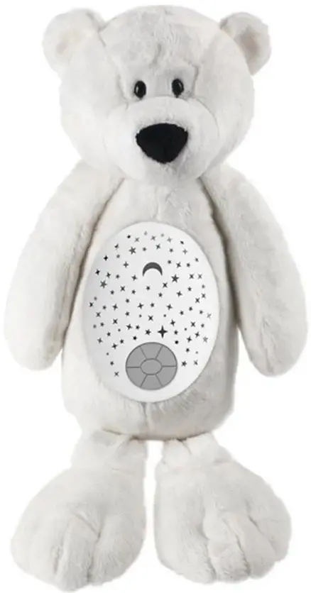 Мягкая игрушка с проектором и музыкой Kaichi Teddy Bear (White) - 2