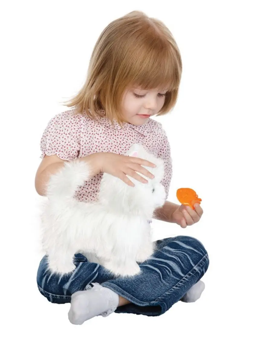 Jucărie de pluș interactivă Noriel Cat Cleo K-INT7037 (White)