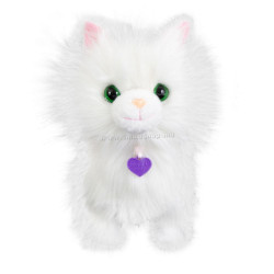 Jucărie de pluș interactivă Noriel Cat Cleo K-INT7037 (White)