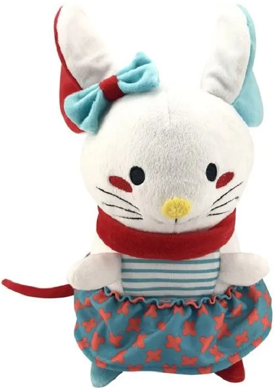 Мягкая игрушка Noriel Mouse with a skirt 13см (White)