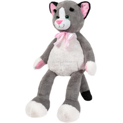 Мягкая игрушка Stip Cat Mozart 78cm (Grey/Pink)