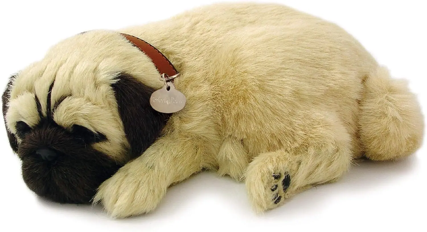 Jucarie de plus cu imitație de respirație Perfect Petzzz Pug 91-09 (Brown)