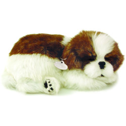 Мягкая игрушка с имитацией дыхания Perfect Petzzz Shih Tzu 91-19 (White/Brown)