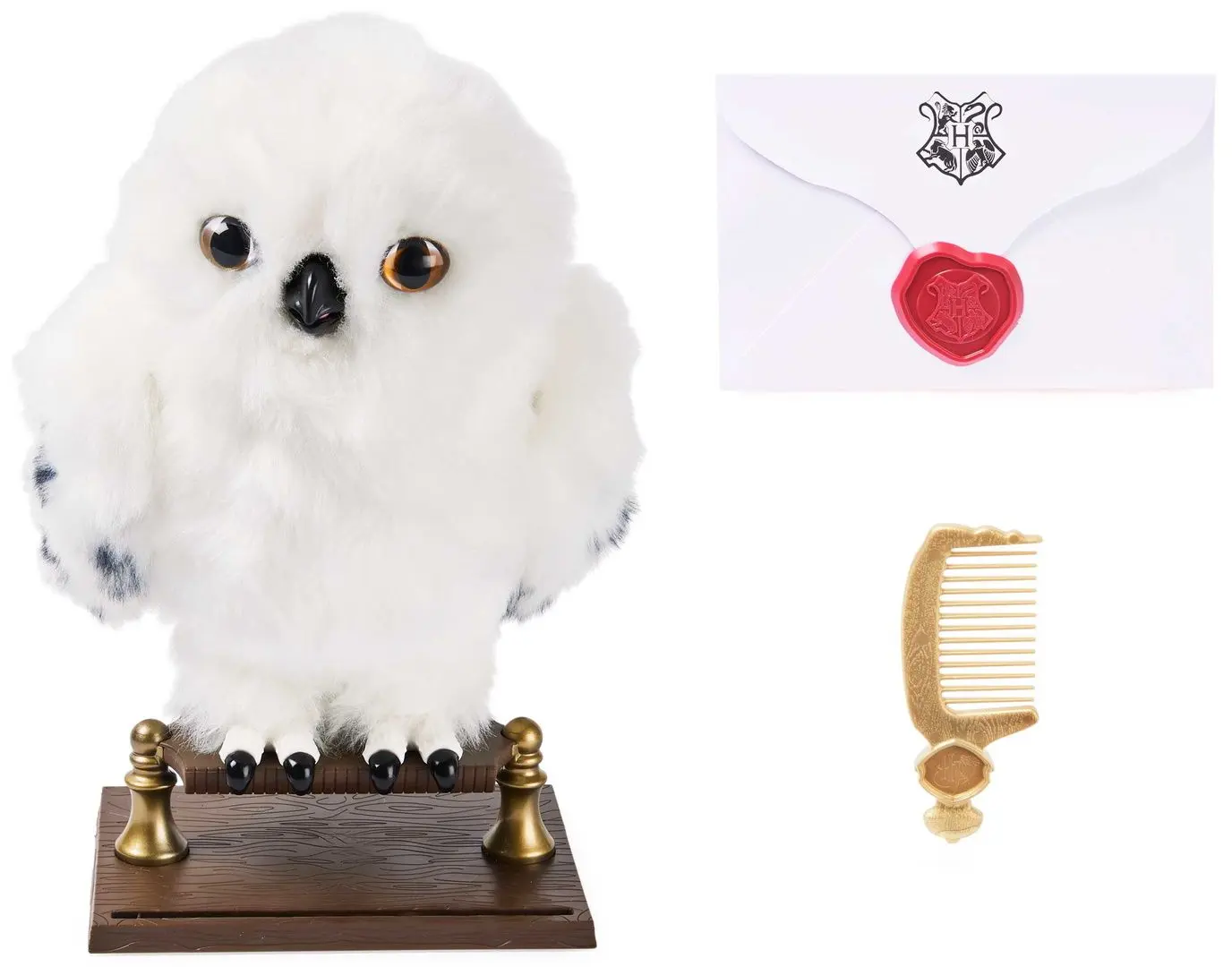 Интерактивная мягкая игрушка Spin Master Wizarding World Harry Potter Enchanting Hedwig (White) - 2