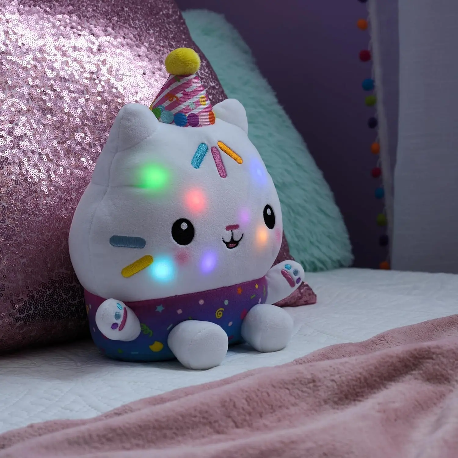 Интерактивная плюшевая игрушка Spin Master Gabby's Dollhouse Celebrations Cat (Multicolor)