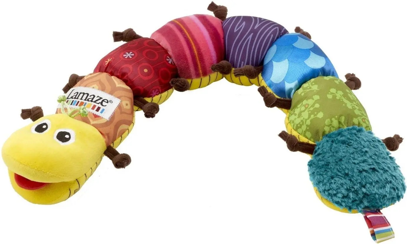 Jucarie moale educativa Lamaze Caterpillar LC27107 (Multicolor)