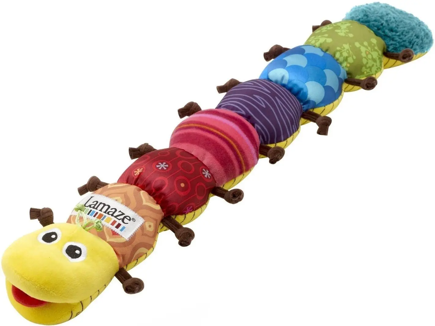 Jucarie moale educativa Lamaze Caterpillar LC27107 (Multicolor)