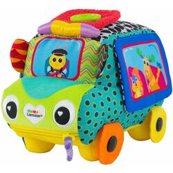 Jucarie moale educativa Lamaze Freddie Bus (Multicolor)