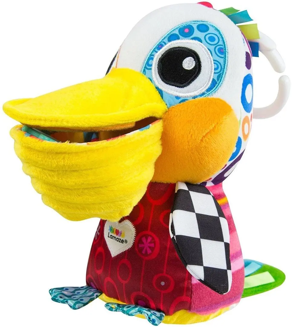 Jucarie moale educativa Lamaze Philip the Pelican (Multicolor)