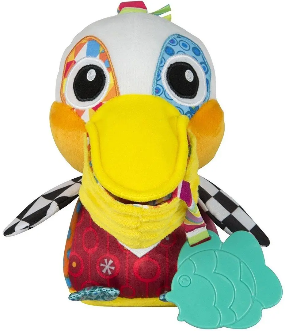 Jucarie moale educativa Lamaze Philip the Pelican (Multicolor)