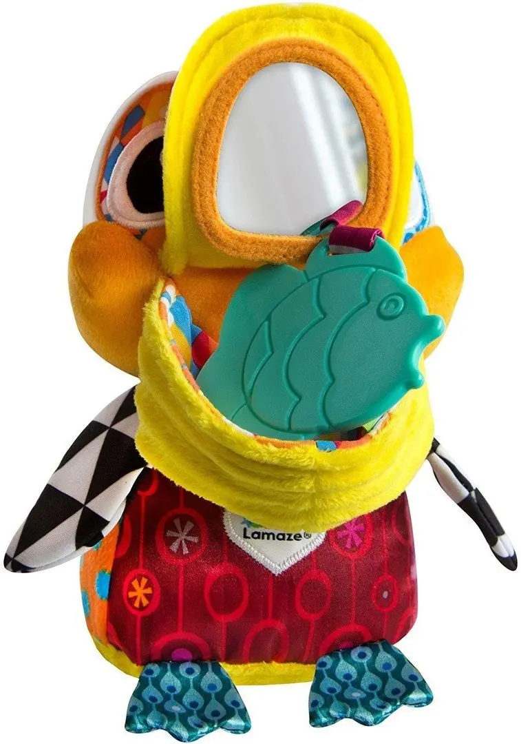 Jucarie moale educativa Lamaze Philip the Pelican (Multicolor)