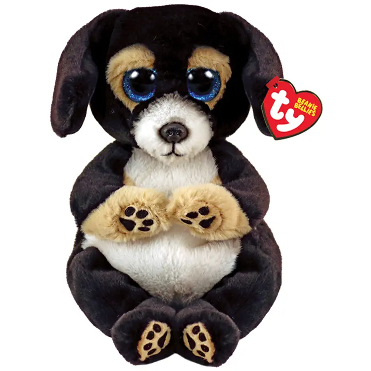 Мягкая игрушка Ty Beanie Bellies Ranger Black Dog TY43209 (Brown/White)
